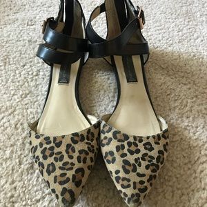Steven Madden leopard print flats